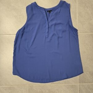 Talbots Blue Tank Top Blouse